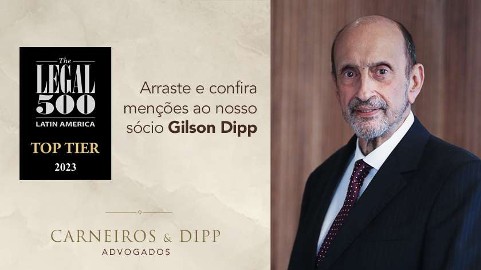 </noscript>Nosso sócio Gilson Dipp recebe menção no ranking The Legal 500 (Legalease) 2023