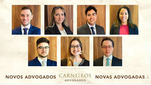 O time do Carneiros Advogados cresceu! No último semestre, recebemos diversos<br></noscript>novos talentos em nossa banca.